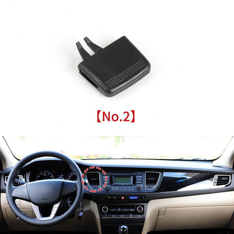 Auto Front A/C Air Conditioning Vent Outlet Tab For Hyundai Mistra 2014-2016 A/C Air Vent Outlet Tab Clip Repair Kit 97480-B3000