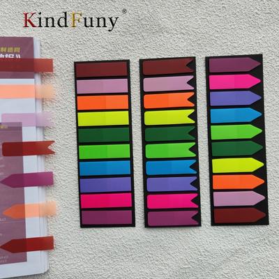 200 Piezas Notas Adhesivas Autoadhesivas Coloridas Bloc de Notas PET Libros Marcador de Página Etiqueta Índice Pegatina Marcador de Libro Papelería Bloc de Notas