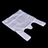 55Pcs 24*32Cm Plastic T-Shirt Retail Shopping Supermarket Bags Handles Packaging,