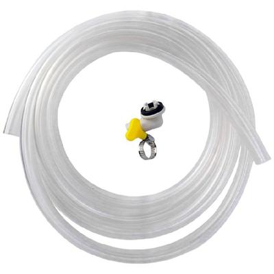 10Ft Air Conditioner Drain Line Extension Set Drain Hose Drainage Hose PVC Drain Pipe Hose Clamp for Air Conditioners