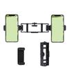 Mobile Phone Bracket Double Adjustable Clip Three Position for Live Stream Video Recording Multifunctional Tripod