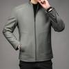 Men's Genuine Leather Jacket Men's Sheepskin Business Lapel Middle-aged Dad's Spring and Autumn New Leather Jacket