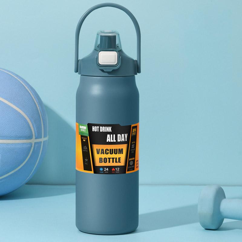 

1500 мл термобутылка из нержавеющей стали, портативный термос, большая емкость, термобутылка для воды, стакан-термос, уличные термосы 1500ml синий