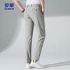 ROMON Men's Ice Silk Stretch Straight Casual Pants