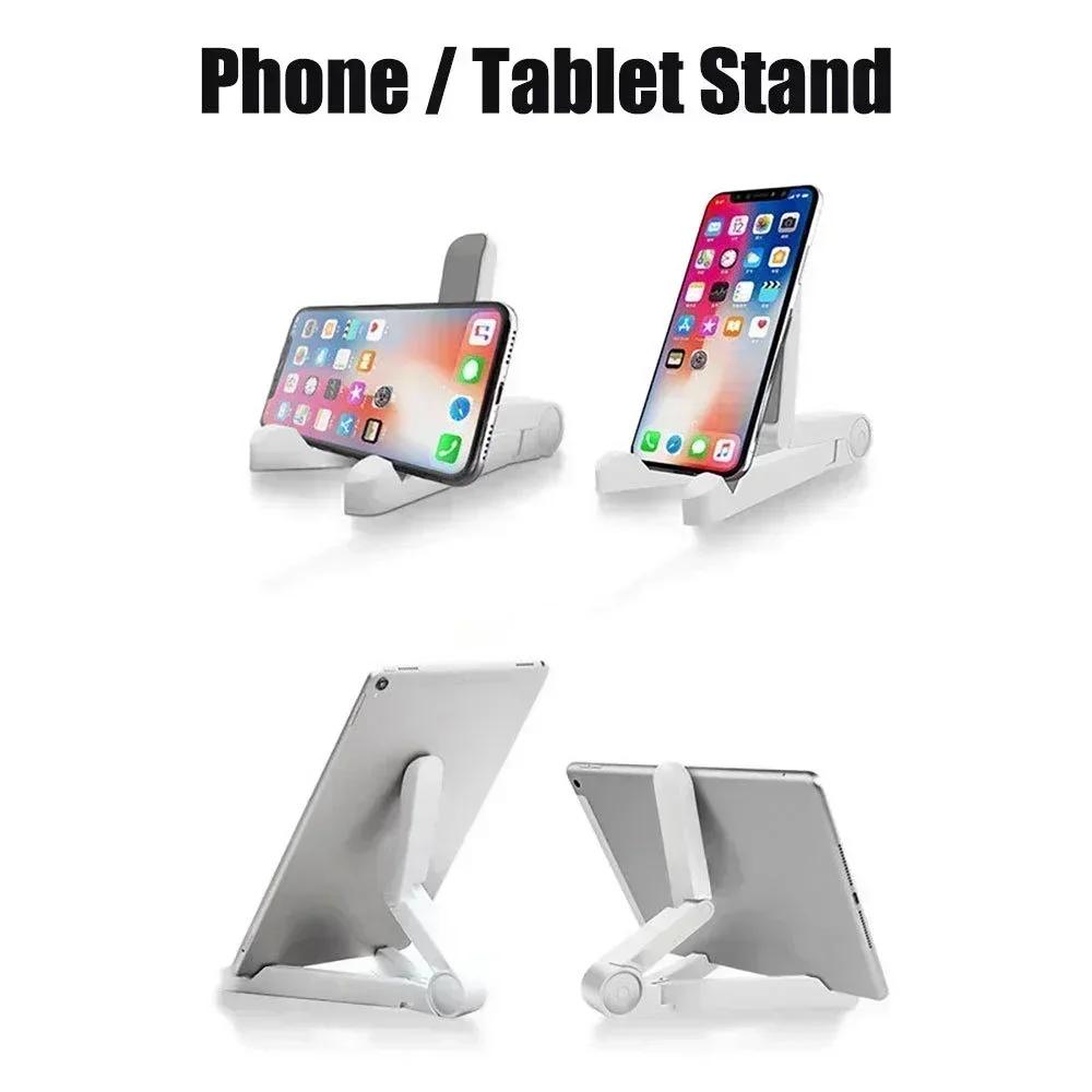 1pcs Desktop Phone Tablet Stand, Multifunctional Folding Lazy Creative Portable Minimalist Stand.
