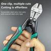 Manganese Steel Heavy Duty Bolts Cutter Wire Rope Clamp Pliers Multi-Function Hand Tools 8 Inch Mini Ratchet Cable Scissors