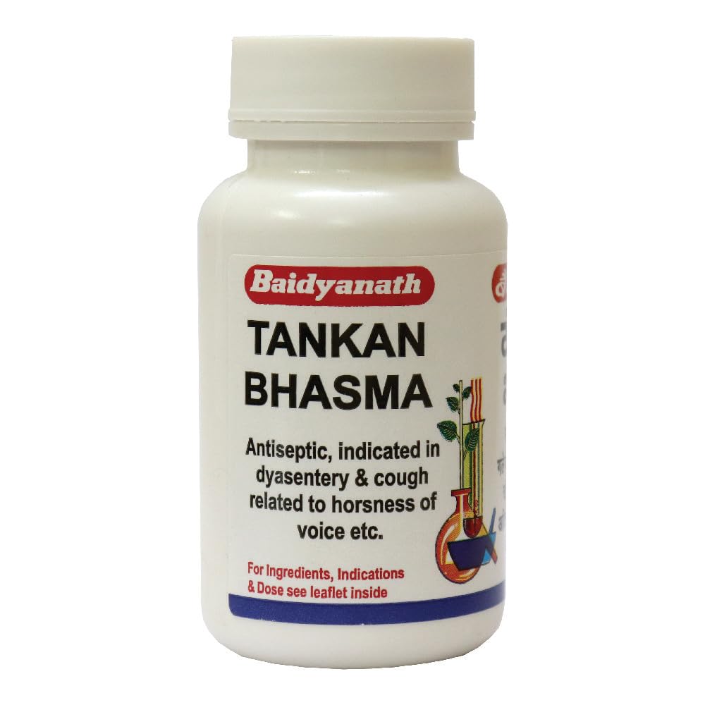 Baidyanath Asli Ayurved Tankan Bhasma 15 GMS X Pack of 2 Natural Ayurvedic Wellness Supplement
