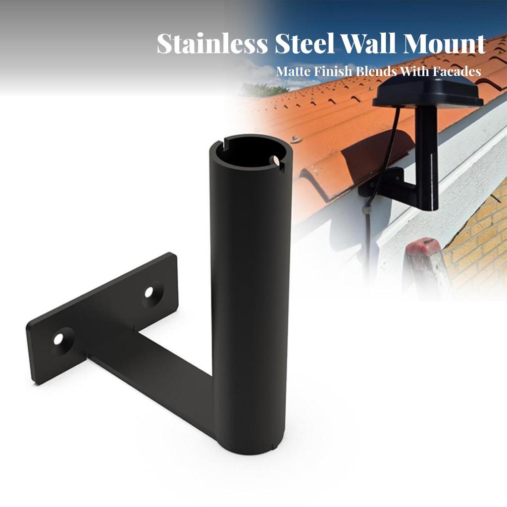 Antenna Wall Mount Outdoor Bracket with Mounting Screws Rust-Resistant