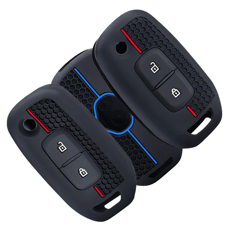 Silicone Key Holder Keychain For Renault Logan 2 Stepway Sandero Duster Car Key Cover Case Protection Shell