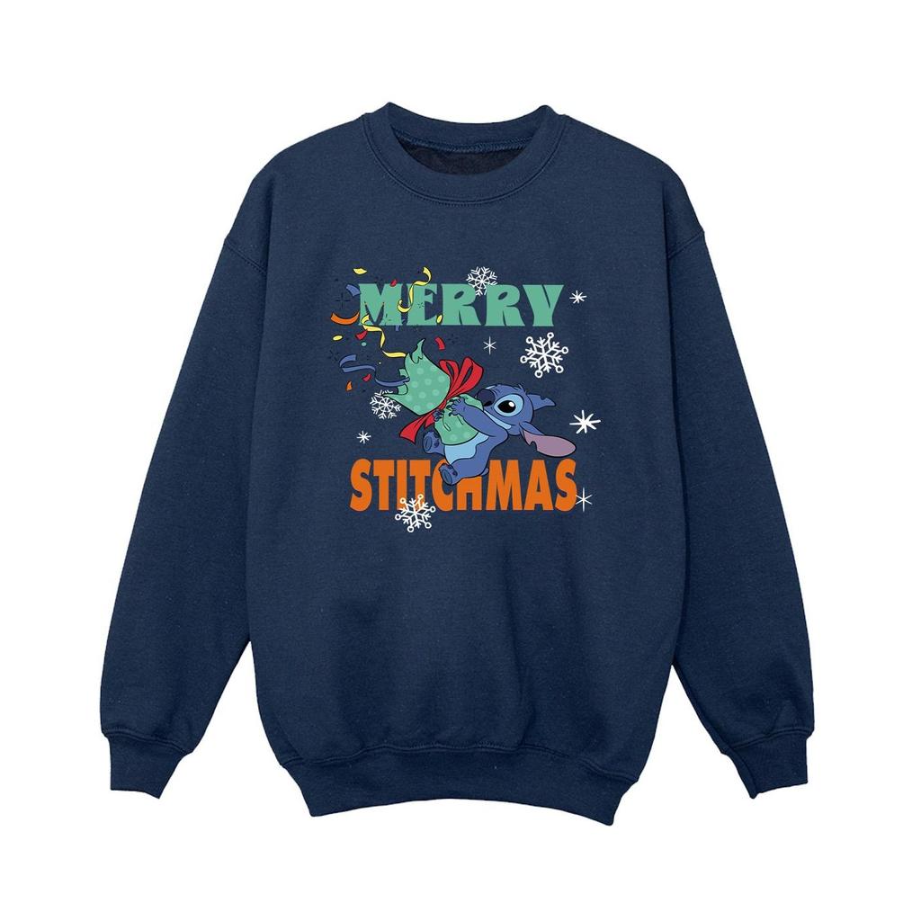 Lilo & Stitch Boys Merry Stitchmas Sweatshirt