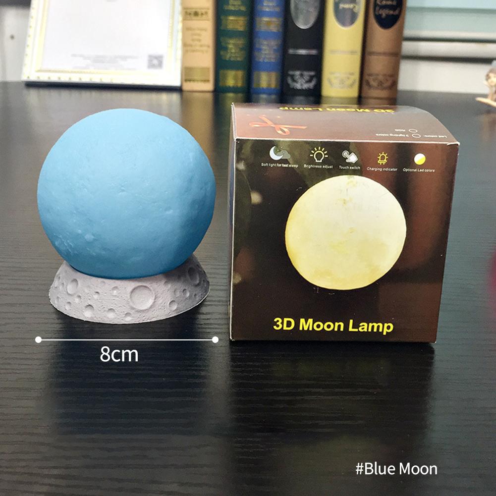 3Pc Astronaut Decor Action Figures and Moon Home Decor Resin Astronaut Statue Room Office Desktop Decoration Presents Boy Gift