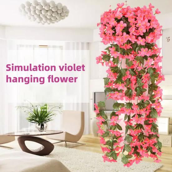 2Pcs Simulated Flowers Bouquet Bright Color Indoor Outdoor Artificial Plants Lifelike Design No Withering Artificial Flowers