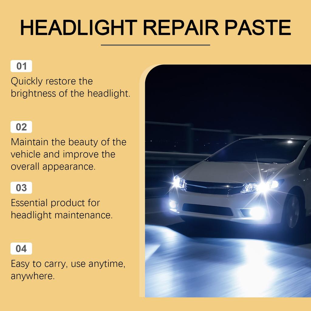 Oxidation Remover For Headlights. The Oxide Layer Headlights. Cleans , Dirt Or Other Impurities In The Headlight 20ml