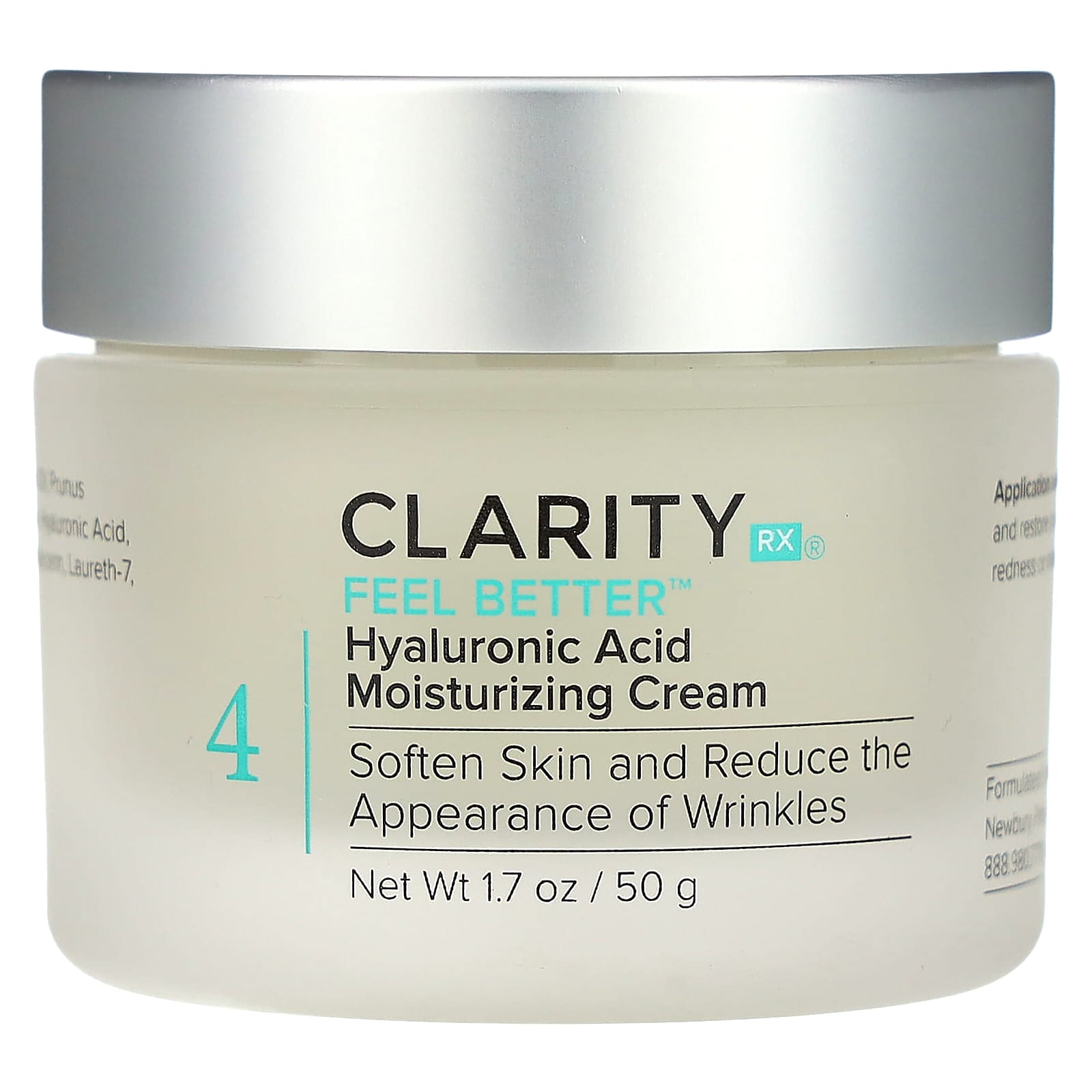 

Fill Better, Hyaluronic Acid Moisturizing Cream, 50G(1.7Oz)
