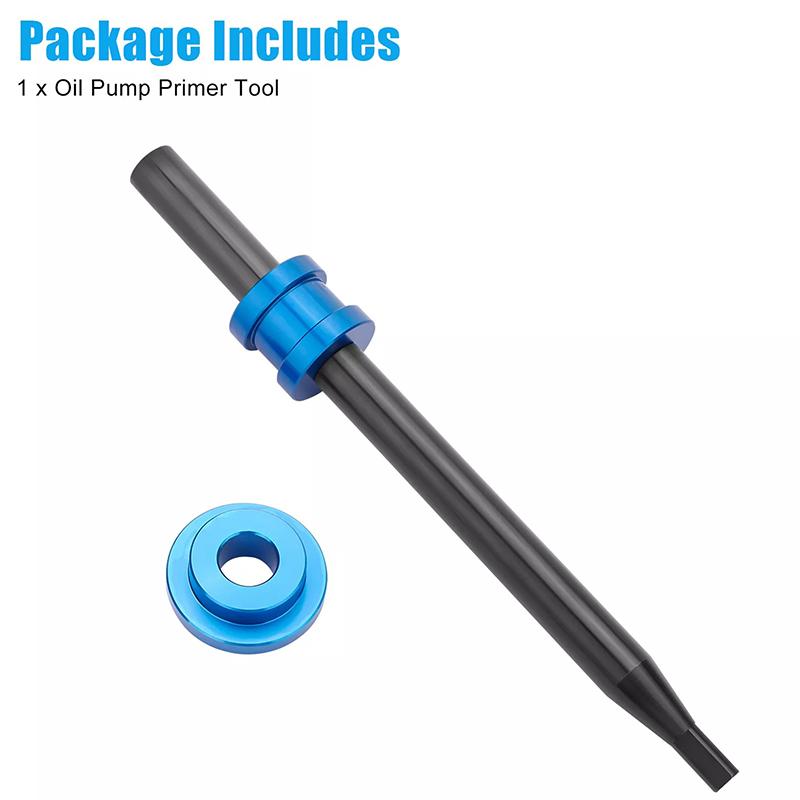 Oil Pump Primer Tool For Chevy 283 Sbc 454 Bbc Aluminum Oil Pump Priming Tool Anti-Rust For Chevy V6 V8 Engine Small Big Block