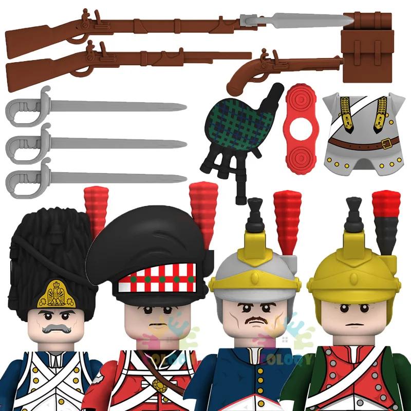 Дитячі Іграшки Наполеонівська Кавалерія Будівельні Блоки Військовий Кінь Сідло Солдати Міні Фігурки Іграшки Для Дітей Різдвяні Подарунки