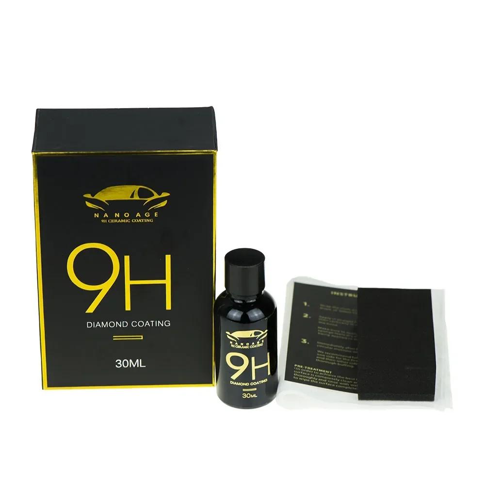 

9H Car Liquid Ceramic Coat Super Hydrophobic Glass Coat Set Полисилоксановые и наноматериалы Керамика для автомобилей