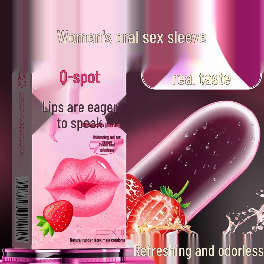 Q Point Ultra-Thin 001 Condoms: Lubricated, Spermicide-Free, for Men & Women, Enhanced Feel & Safety