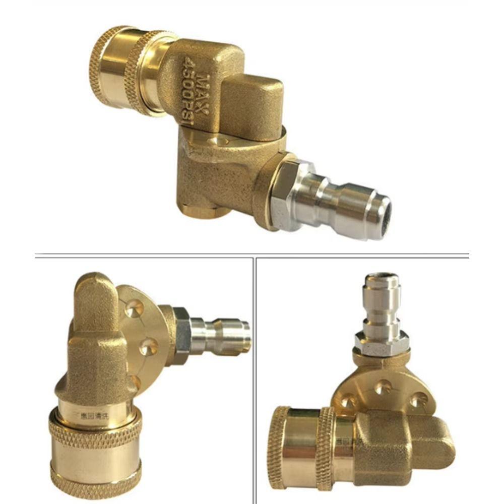 360 Degree Pivoting Quick Connect Kit Adjustable Swivel Connector Washer Accessori  Garden Supplies