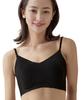 Bra Comfortable Yet Secure Fit Bust Silhouette Bra Top CGG233 BL M [Gokochi] Non-wired [Wacoal] Three-dimensional Half-top Women's