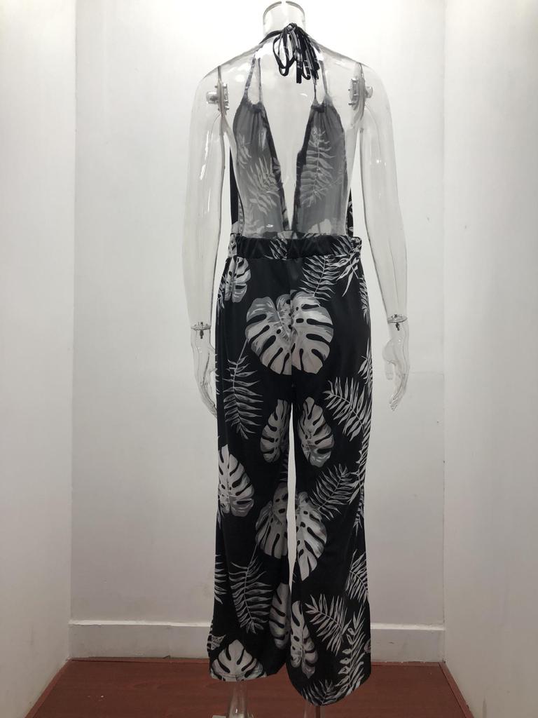 Europäischer & Amerikanischer Damen-Träger-Jumpsuit mit weitem Bein - Lässige Frühjahrs-/Sommerkleidung 2026