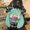 Hatsune Miku Two-dimensional Cute Girl Messenger Bag Cartoon Doll Backpack Student Bag Transparent Shoulder Bag