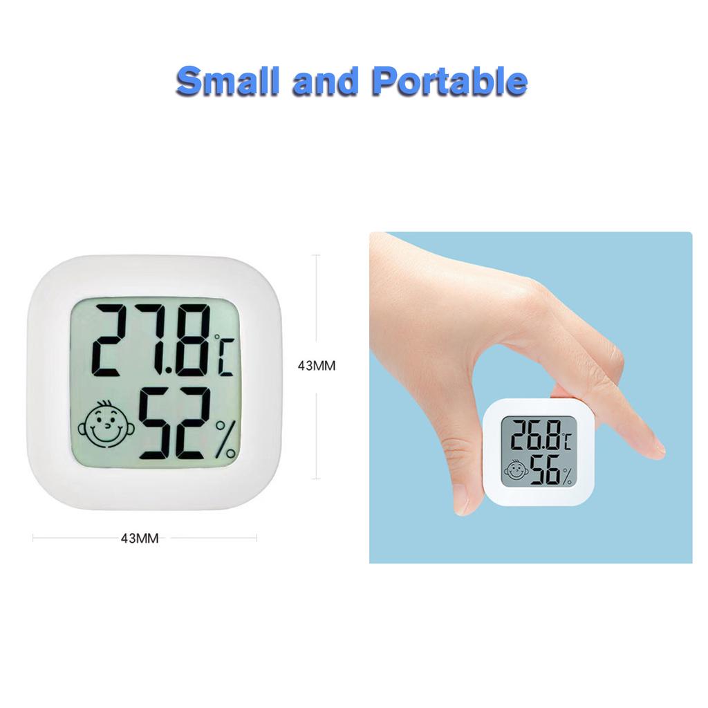 Digital Hygrometer Thermometer Indoor Humidity Meter Mini Room Thermometer with Humidity and Temperature Monitor