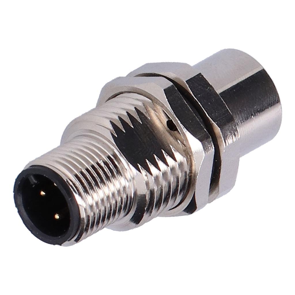Conector mascul la mamă Priză de panou IP67 cu alamă placată cu nichel M12‑I‑4
