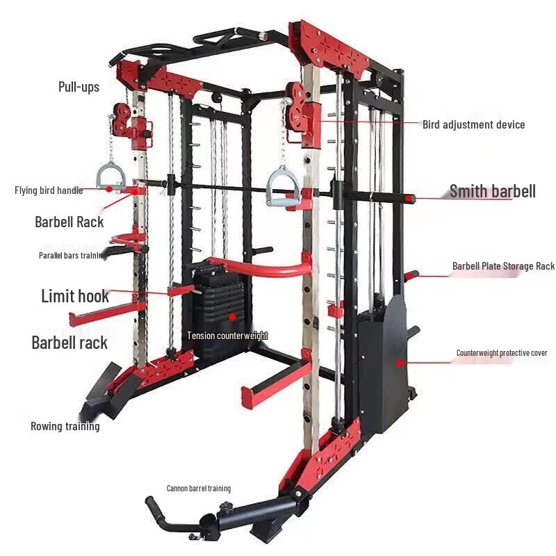 ZLIII Multi-functional Smith Machine Squat Rack