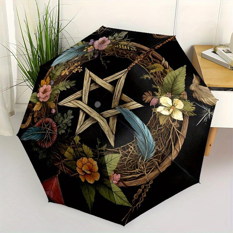 

Bohemian Wreath Wall Decor: Boho Art for Home, Office, or Dorm RoomUmbrella, Portable 3-Fold Umbrella for Men & Women,Christmas Gift ES317