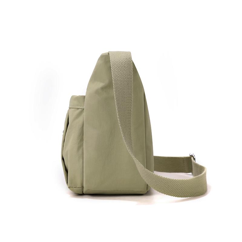 Borsa a tracolla in nylon impermeabile, grande capacità, borsa a spalla casual da donna