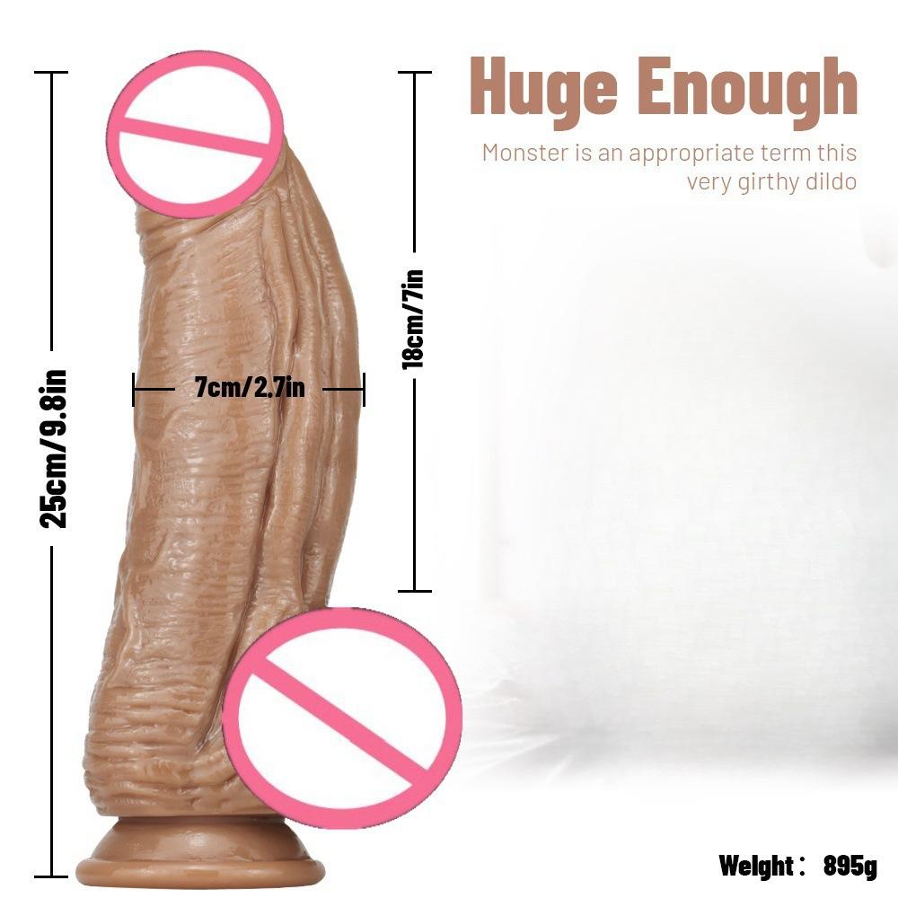 Thick Meat Bully Simulation Penis  Soft and Fun  Manual Masturbator  Female Genitalia Stallion Dildo Fake Penis