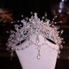 Portable Pageant Queen Crystals Tiaras Elegant Headband Crowns Hair Accessory for Women in Costume Performances