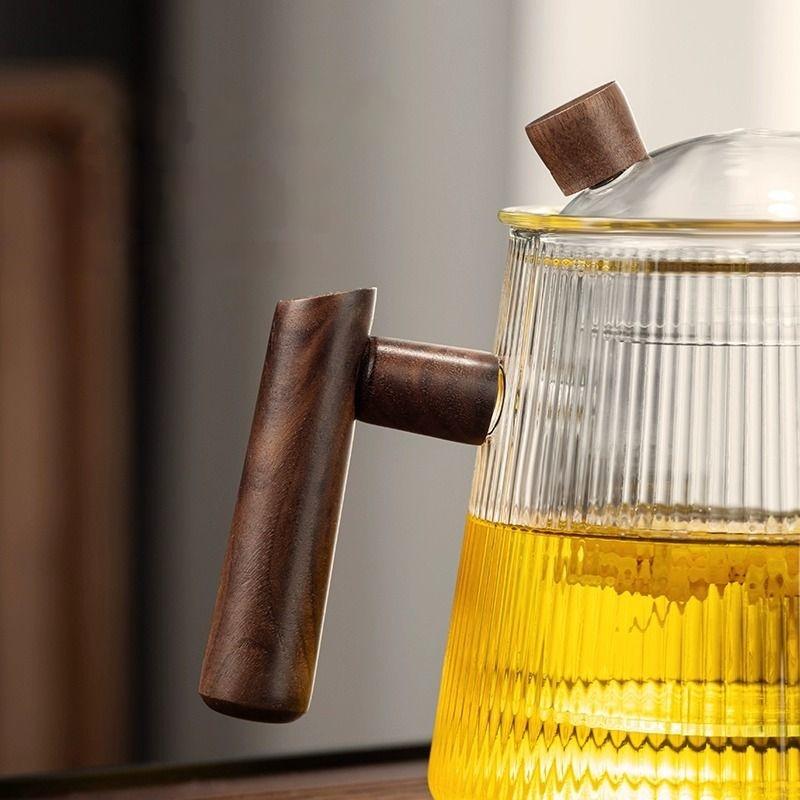 Coffee Pot Transparent High Borosilicate Glass Teapot Family Restaurant Transparent Teapot Cold Pot