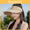 Summer Outdoor Sun Hat For Women With Large Brim And Breathable Polyester For Sun Protection And Fashionable Casual Wear