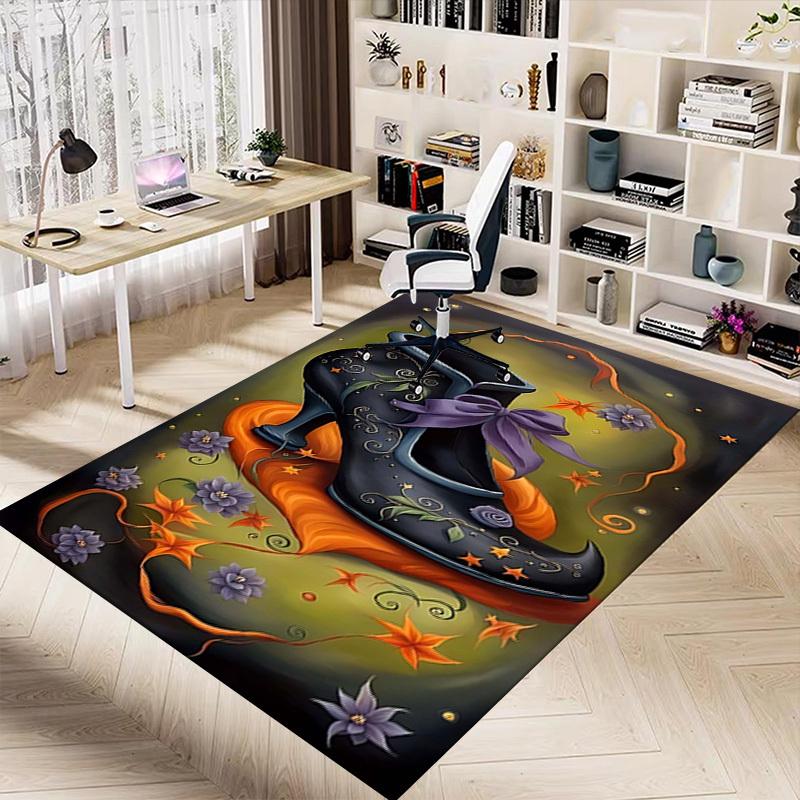 1PC Witches' Shoes Extra Large Non Slip Floor Carpet, Office, Family, Studio Large Area Rug Indoor Rugs, Bold Statement Piece