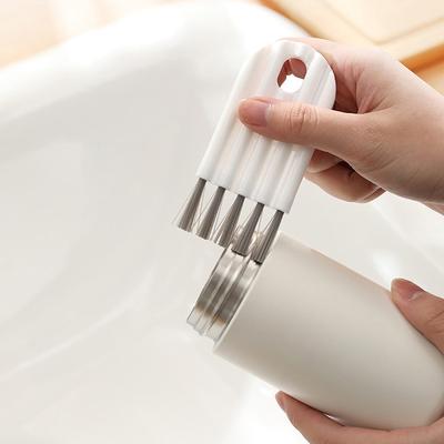 Multi-function Bottle for Gap Cleaner Brush Bendable Water Bottle Cleaner Brush Kitchen Tableware for Gap Brush Bottle C