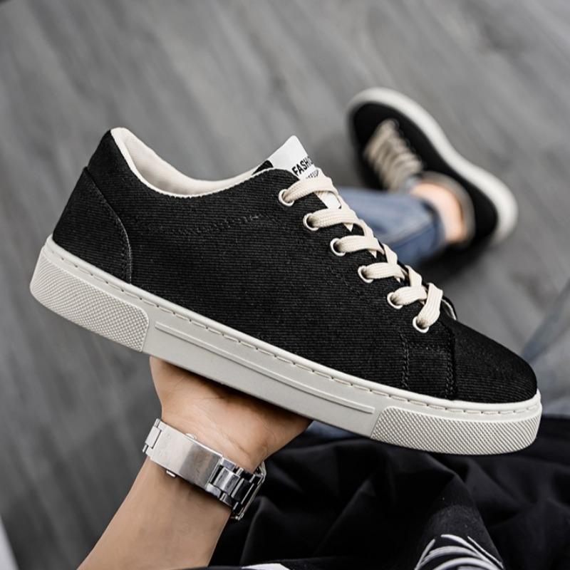 Fashion Platform Canvas Shoes for Men Fashion New Comfortable Fluff Casual Leather Shoes Outdoor Male Vulacnized Shoes Zapatos De Hombre