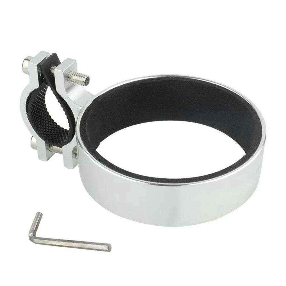 

Universal Cycling Aluminum Cup Holder Electric Bicycle Coffee Drinks Cups Milk Tea Cups Holder Water Bottle Holder for Biker серебряный