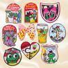 10pcs Set Patch Netherland Oeteldonk Emblem Embroidery Patches For Clothes Iron On Patches For Clothing Uniform Embroidered Diy 