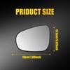 Mirror Glass Flat Heated Blind Spot Driver Side For Lexus IS250 IS350 2015-