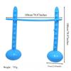 1Set Inflatable Portable Limbo Inflatable Low Pole,Durable PVC Material; Suitable for Outdoor Party Decoration;Family Gatherings