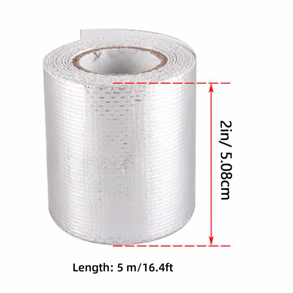 Airtight Seal Heat Resistant Tape Watertight Seal Fiberglass Insulation Tape Reflective Tape HVAC