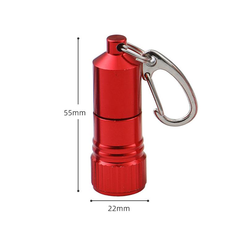Tragbare Mini-LED-Taschenlampe Schlüsselanhänger Multifunktionale Taschenlampe Mini-Schlüsselring Outdoor-Wander-Camping-Taschenlampe