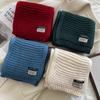 South Korea's Dongdaemun Wool Blended Scarf Women's Winter Warm Atmosphere Fashion Shawl High End Knitted Scarf