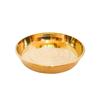 Bhog/Prasad, Prasadam Brass Plate (Size 3 inch), Katori, Bowl, Prashad Pital Thali for Pooja, Puja Items, Pooja Articles Small Size