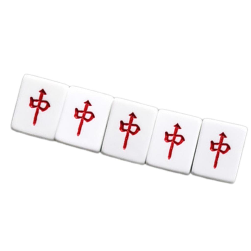 4/5Pcs Chinese Mahjong Tile Magnets for Fridge Colorful Mini Game Tile Magnetic Stickers for Whiteboard or Refrigerator