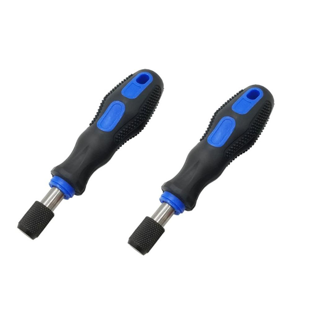 

Эргономичный дизайн держателя бит отвертки Высококачественная ручка отвертки Аксессуары Phillips синий