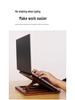 Portable Solid Wood Folding Stand for Laptops, Desktops, and Tablets