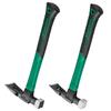 Square Face Tool 330 Mm with Side Adze Blade, Textured Grip, and Pull Slot for Woodworking Repair and Trim Tasks